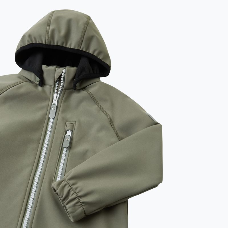 Reima Vantti szürkészöld gyermek softshell kabát 9