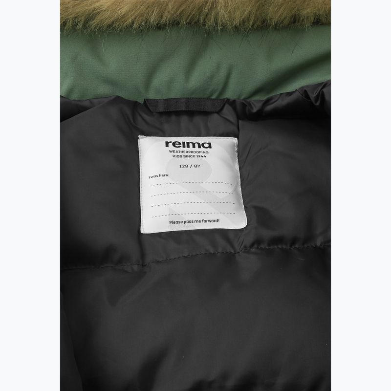 Gyermek téli kabát Reima Serkkula thyme green 6