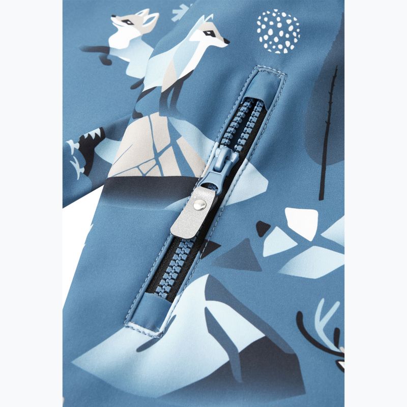 Reima gyermek softshell ruha Mjosa kék óceán 7