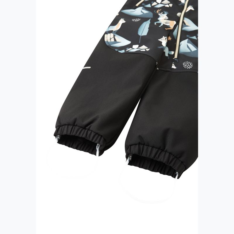 Reima gyermek softshell öltöny Mjosa fekete 5