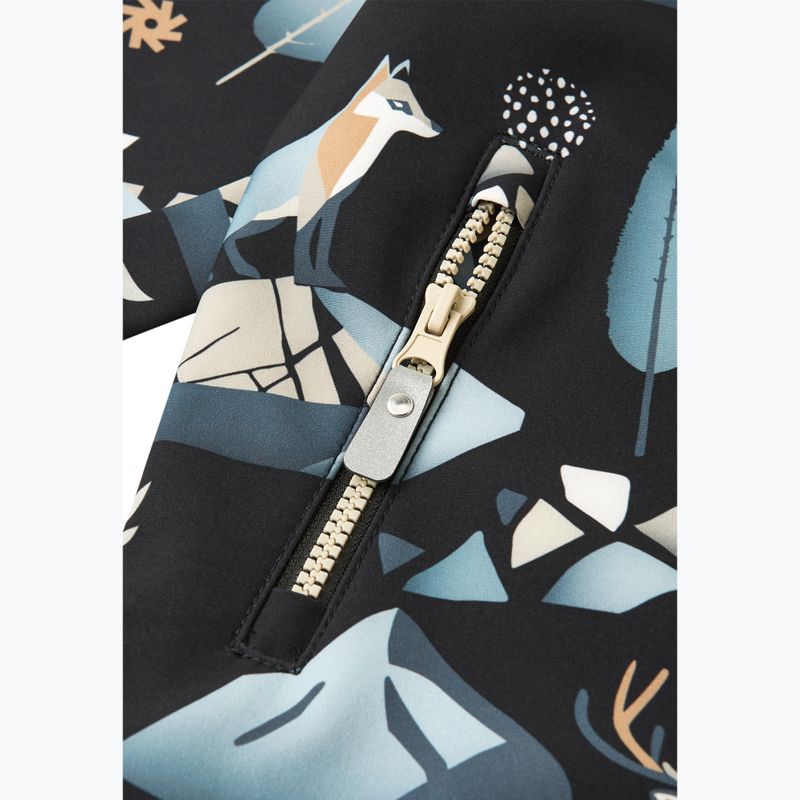 Reima gyermek softshell öltöny Mjosa fekete 6