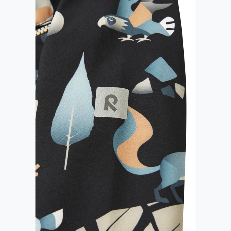 Reima gyermek softshell öltöny Mjosa fekete 7