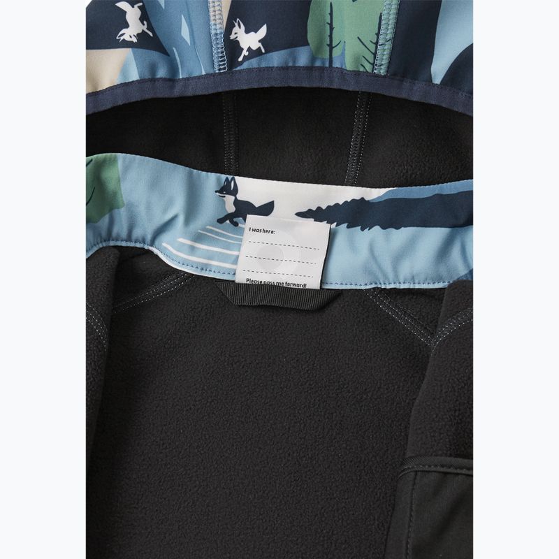 Reima gyermek softshell kabát Vantti kék óceán 6