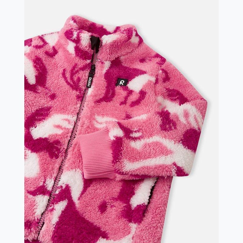 Reima Turkkinen puha korall gyermek fleece melegítőfelső 3