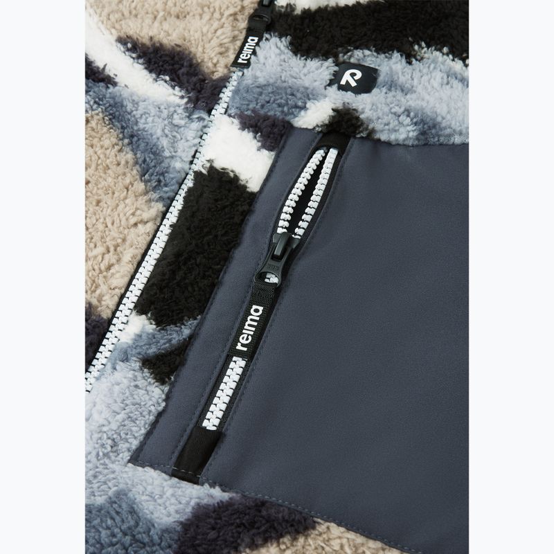 Reima Turilas puha fekete gyermek fleece kapucnis pulóver 5