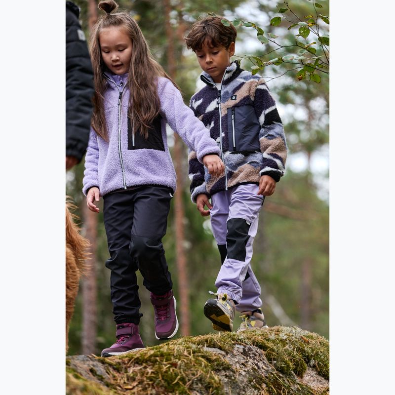 Reima Turilas puha fekete gyermek fleece kapucnis pulóver 8