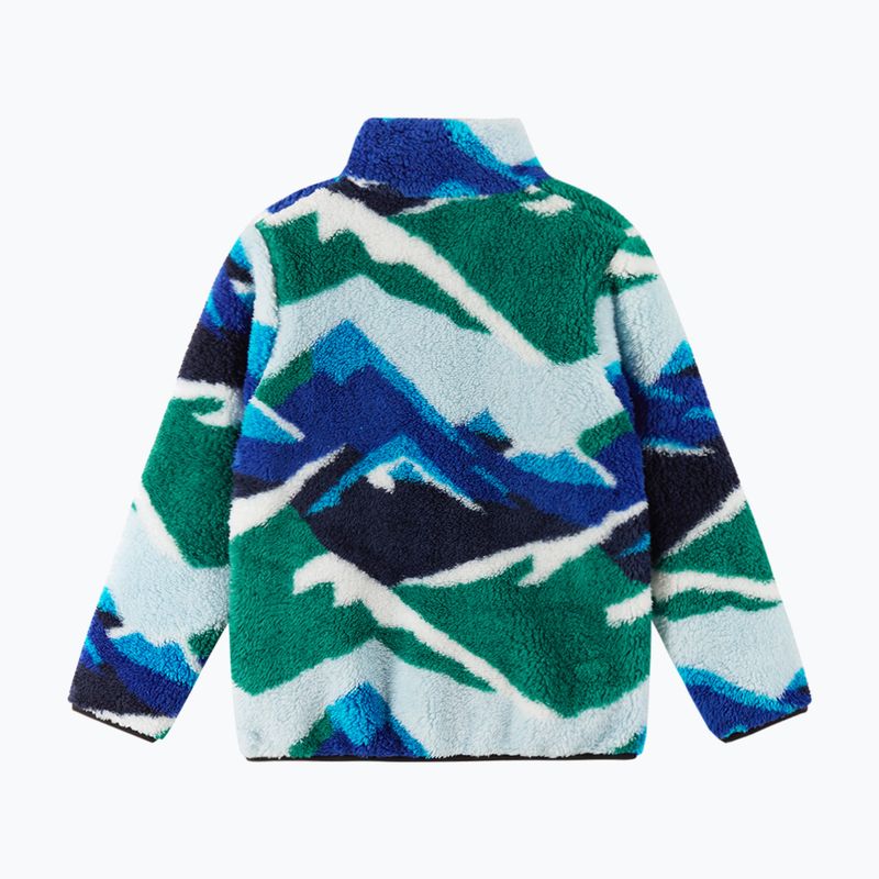 Reima Turilas mélyebb zöld gyermek fleece kapucnis pulóver 2