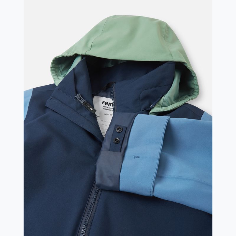 Reima gyermek softshell kabát Sysma navy 5