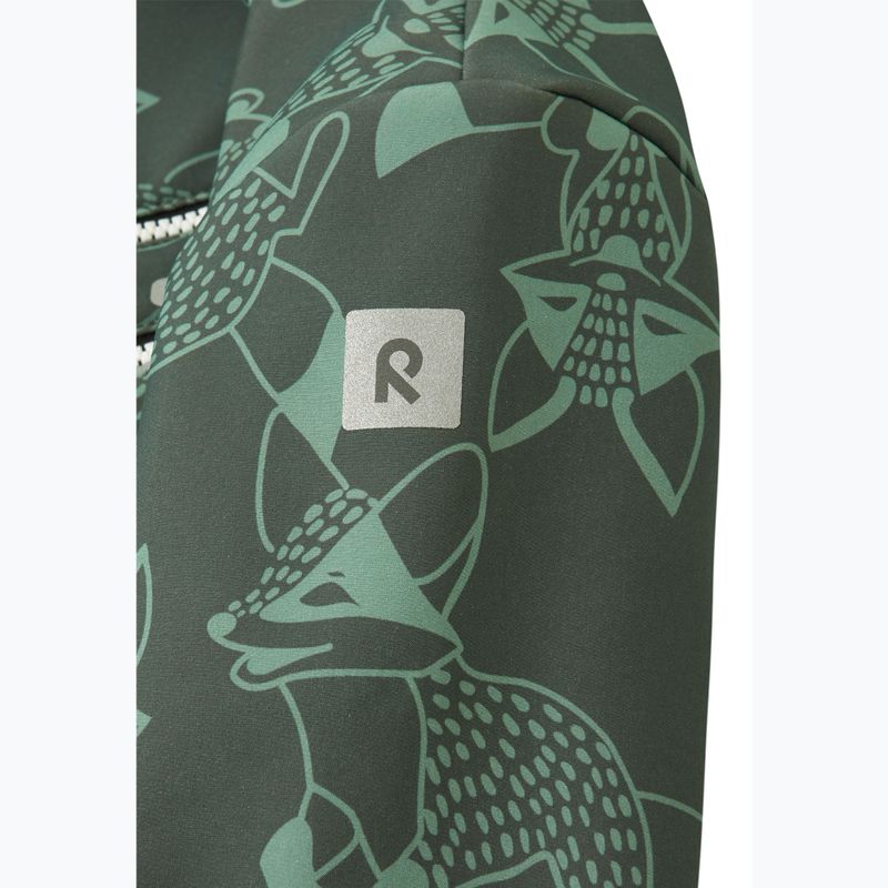 Reima Nurmes mélyebb kakukkfű zöld gyermek softshell ruha 6