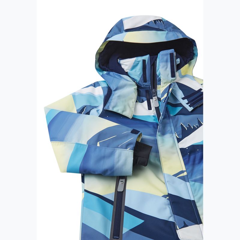 Gyermek síoverál Reima Reach lila kék óceán 4