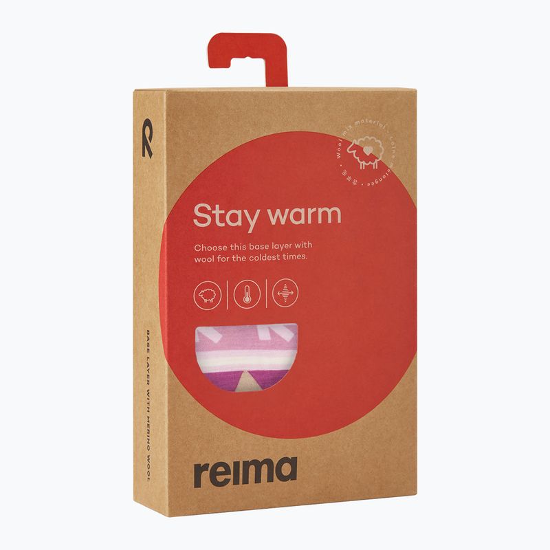 Gyerek thermo alsónemű szett Reima Taitoa grey pink 9