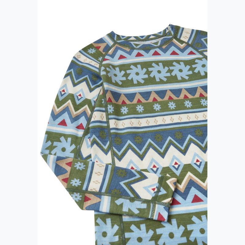 Gyermek termikus fehérnemű szett Reima Taitoa zöld agyag 4