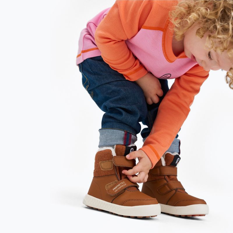 Gyerek hócsizma Reima Pyrytys cinnamon brown 9