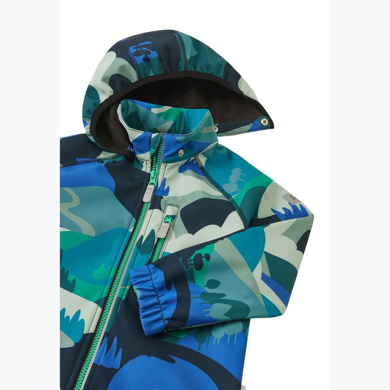 Gyerek softshell dzseki Reima Vantti dparkly blue 4