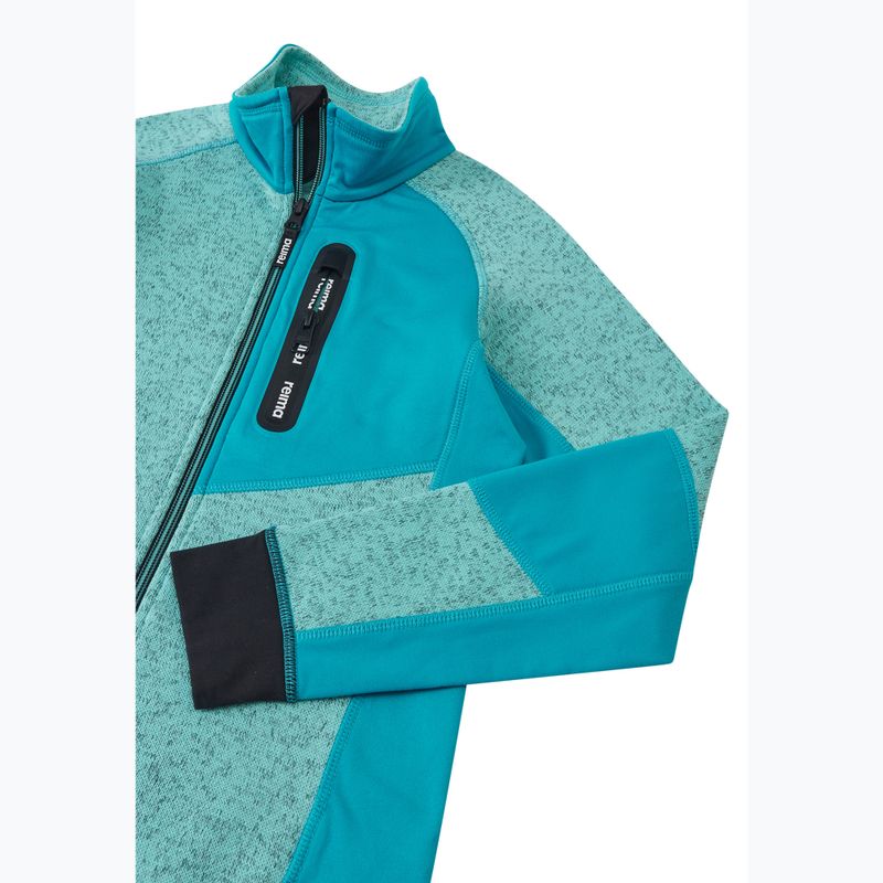 Gyerek polár pulóver Reima Laskien aquamarine 3