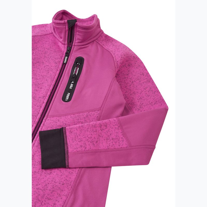 Gyerek polár pulóver Reima Laskien fucshia 3