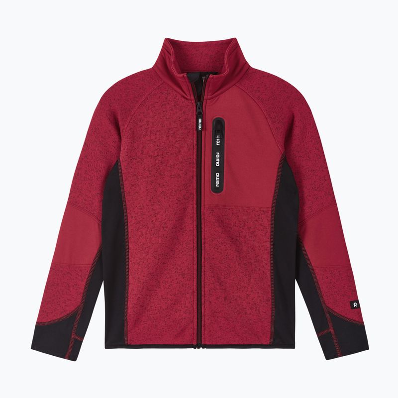 Gyerek polár pulóver Reima Liukuen cranberry