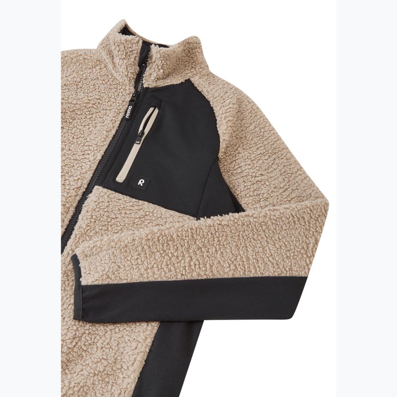 Gyerek polár pulóver Reima Puhku earthy beige 3