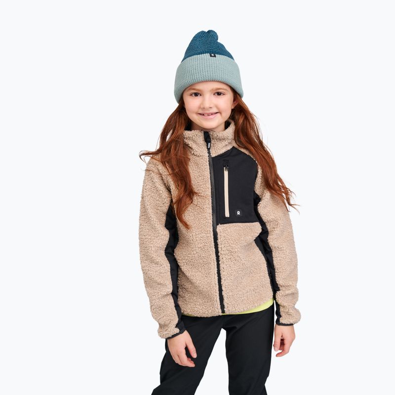 Gyerek polár pulóver Reima Puhku earthy beige 5