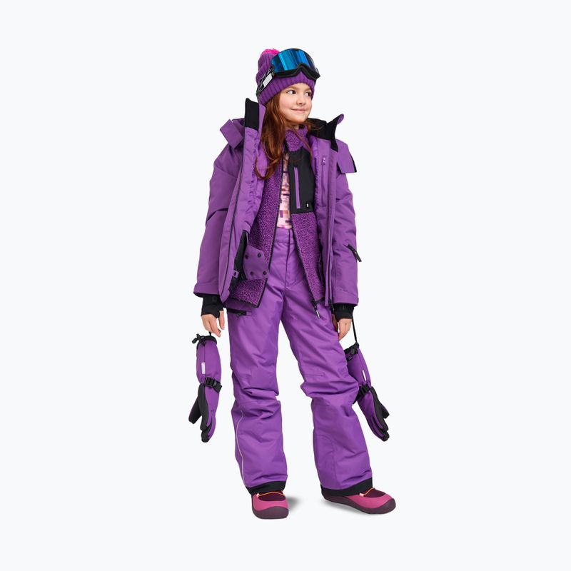 Gyerek polár pulóver Reima Puhku plum purple 6
