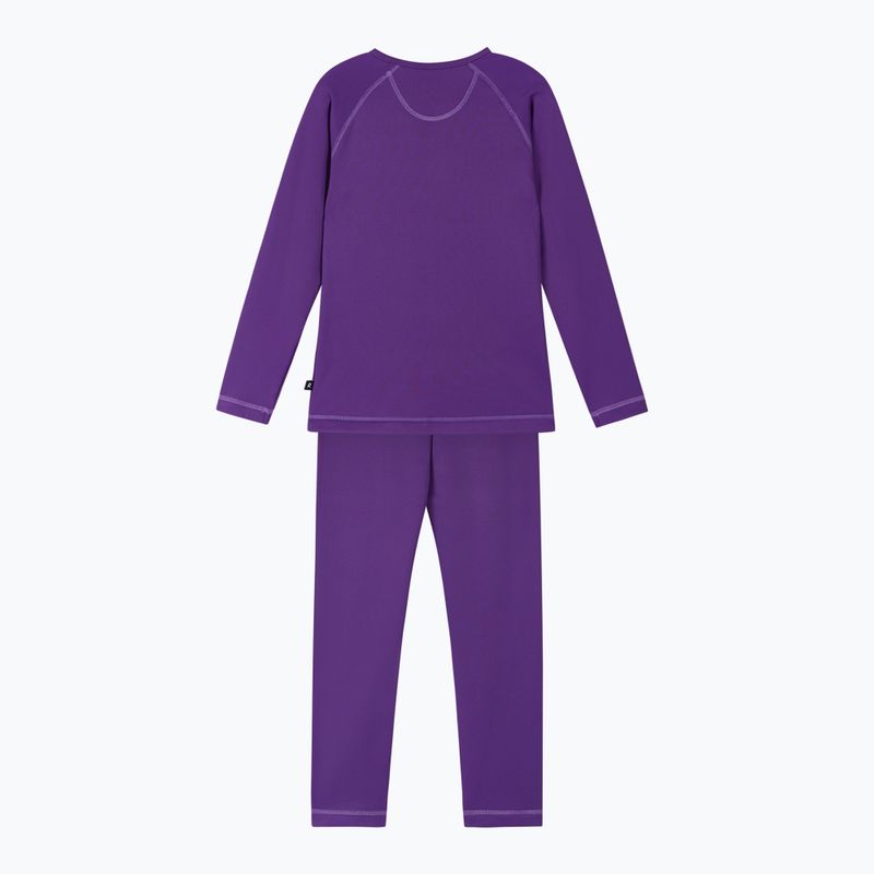 Gyermek termoaktív fehérnemű szett Reima Lampo plum purple 2