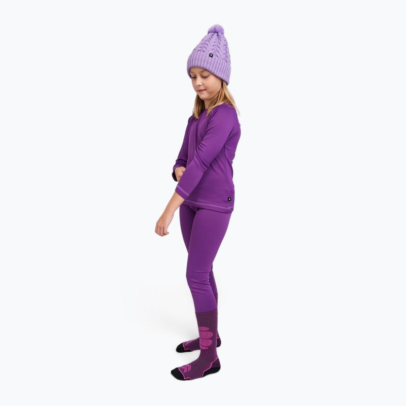 Gyermek termoaktív fehérnemű szett Reima Lampo plum purple 8