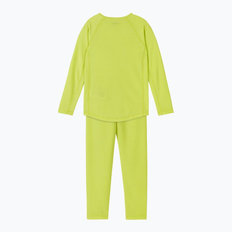 Gyermek termoaktív fehérnemű szett Reima Lani bright lime 2