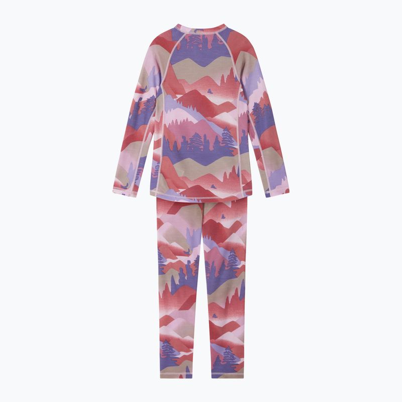 Gyermek termoaktív fehérnemű szett Reima Taitoa grey pink 2