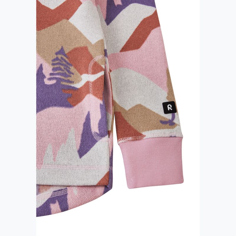 Gyerek polár pulóver Reima Northern Fleece Hoodie grey pink 4