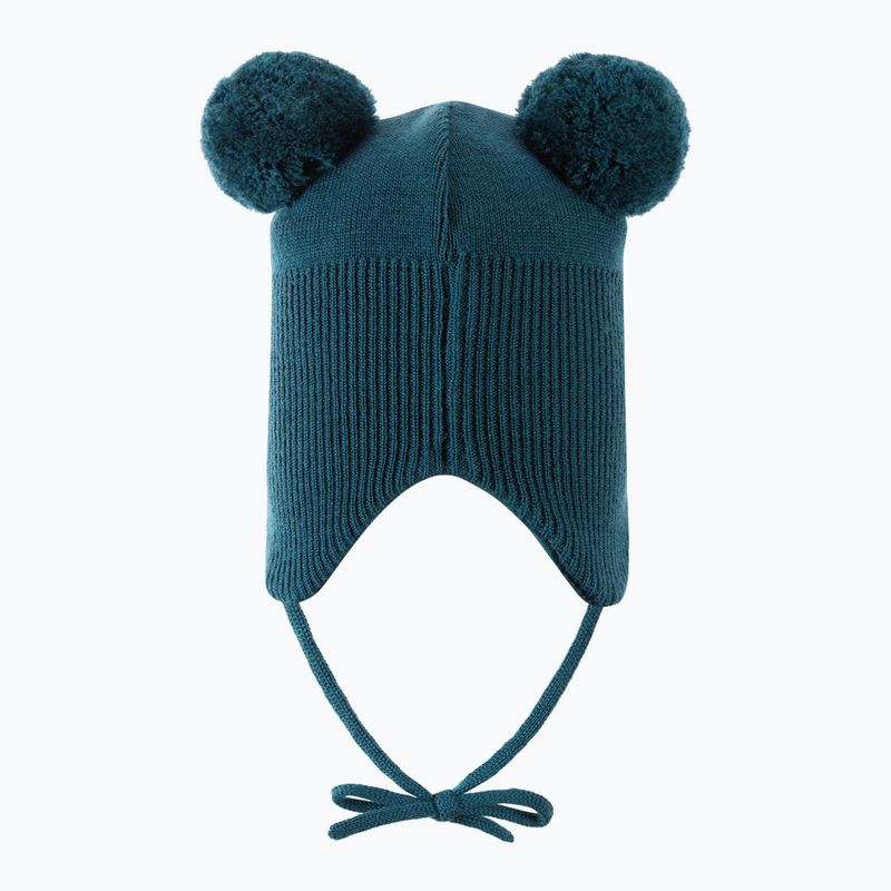 Gyerek téli sapka Reima Kumpi dark teal 2