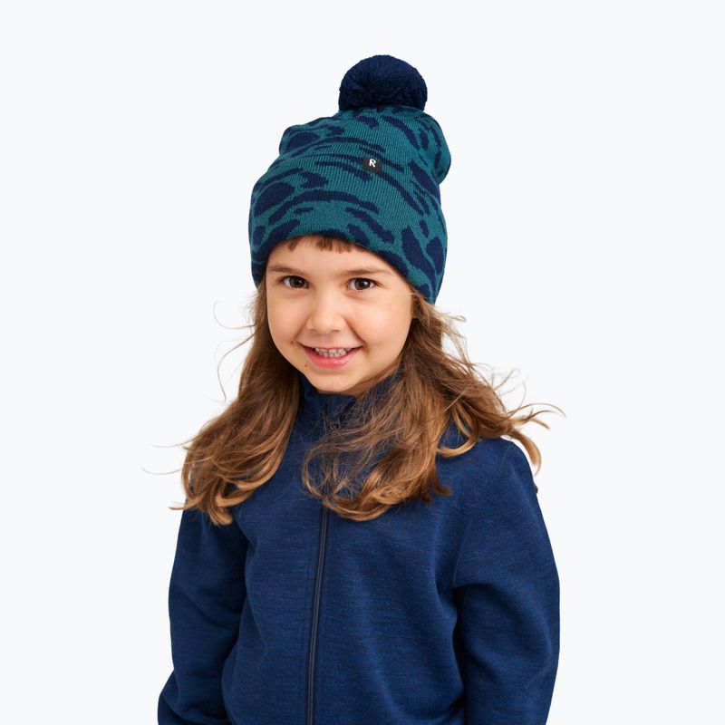 Gyerek téli sapka Reima Virkku navy 4