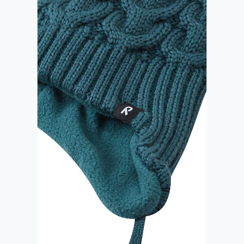 Gyerek téli sapka Reima Paljakka dark teal 3