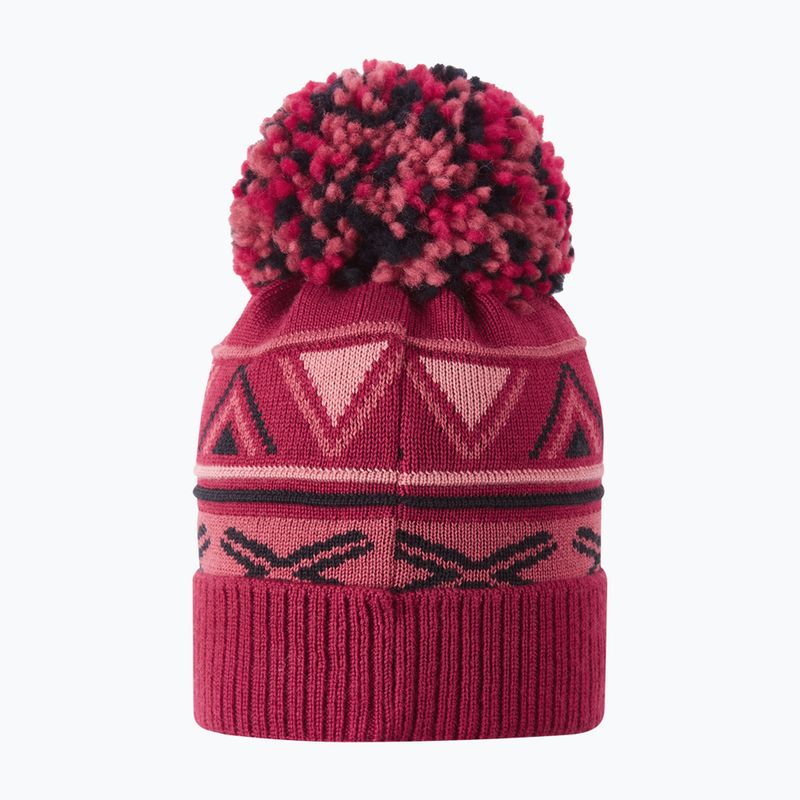 Gyerek téli sapka Reima Kirjoen cranberry 2