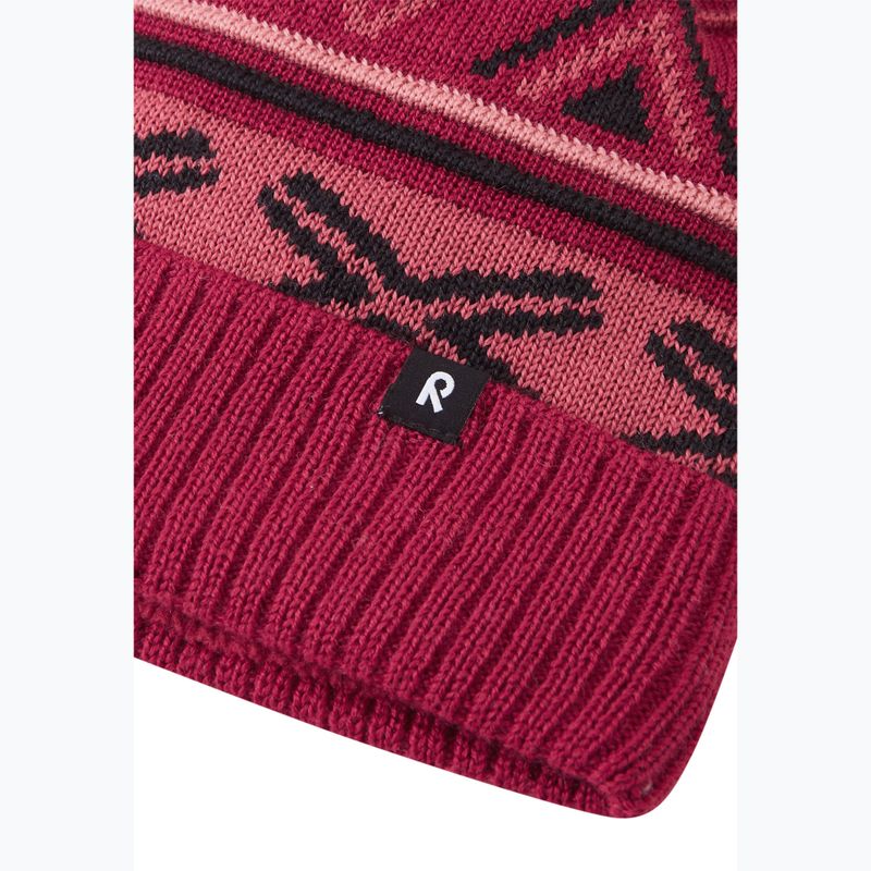 Gyerek téli sapka Reima Kirjoen cranberry 3