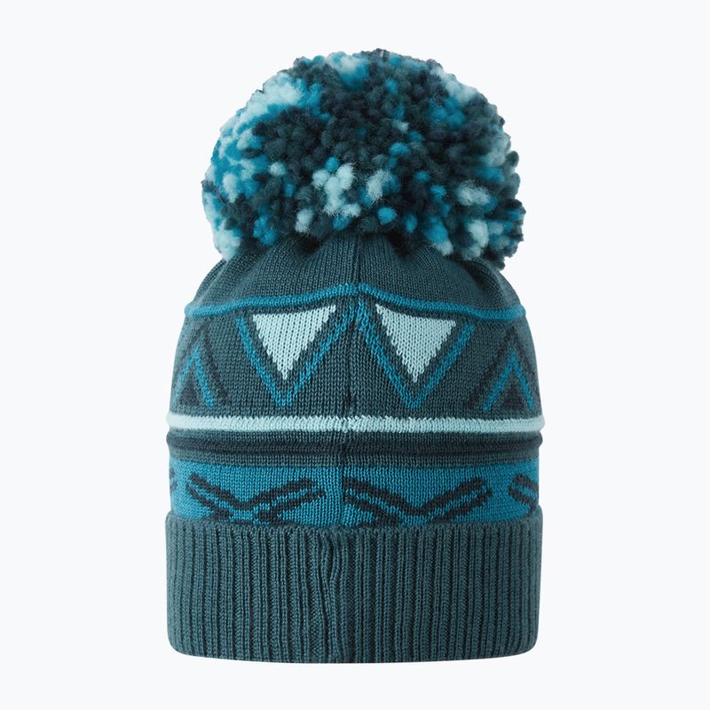 Gyerek téli sapka Reima Kirjoen dark teal 2