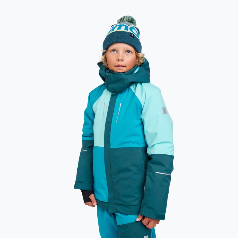 Gyerek téli sapka Reima Taasko dark teal 4