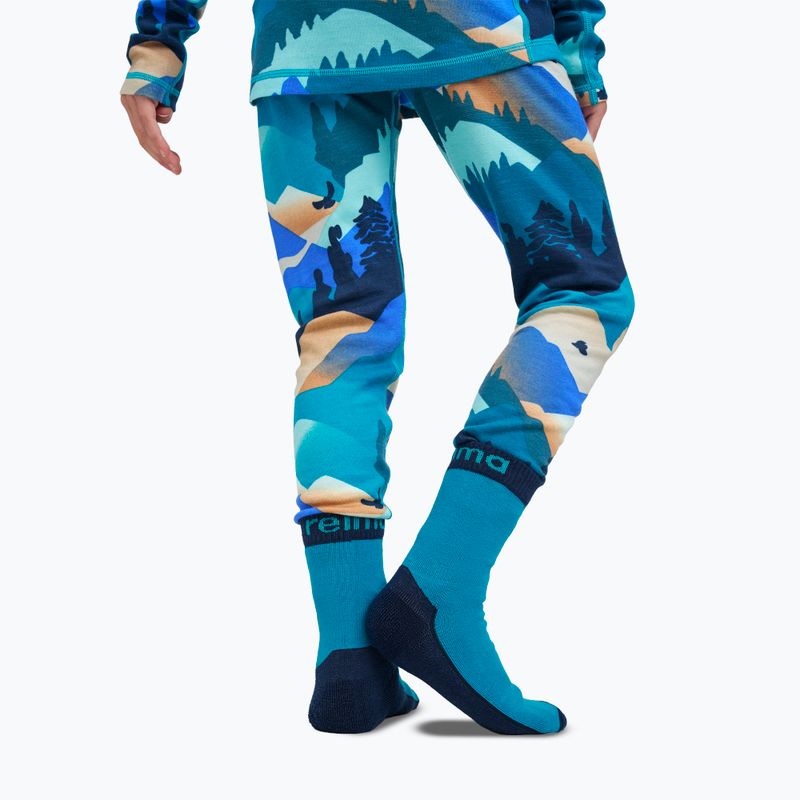 Gyerek zokni Reima Villalla aquatic blue 4
