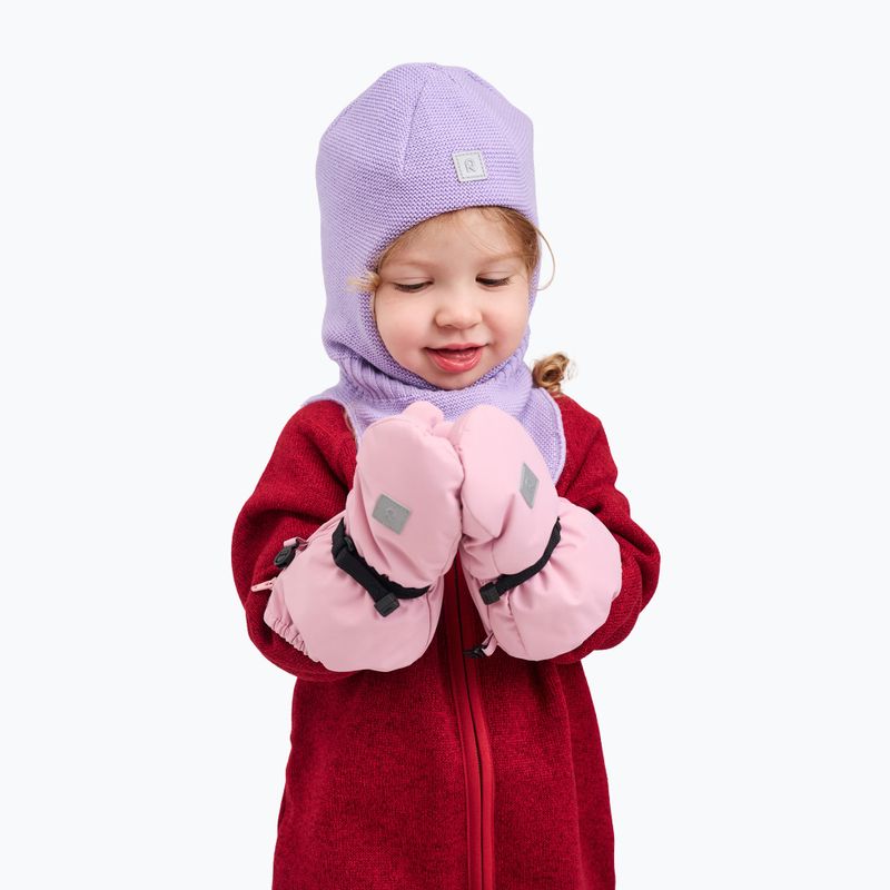 Gyerek téli kesztyűk Reima Villatassu grey pink 6
