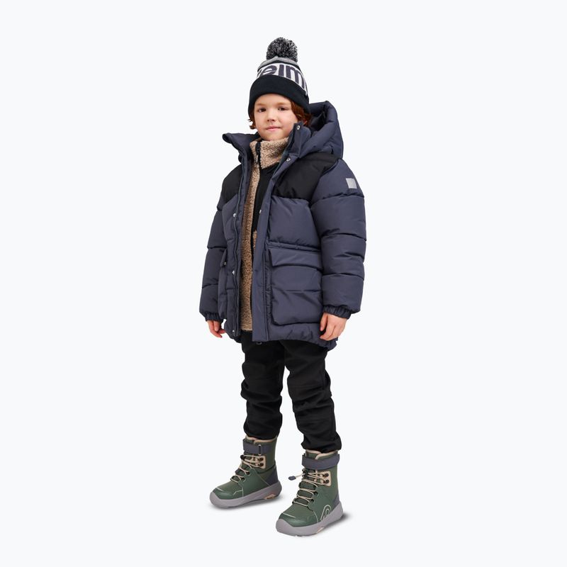 Gyerek kabát Reima Toukola soft black 9