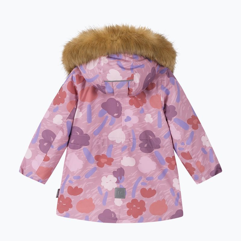 Gyerek télikabát Reima Muurame grey pink 2