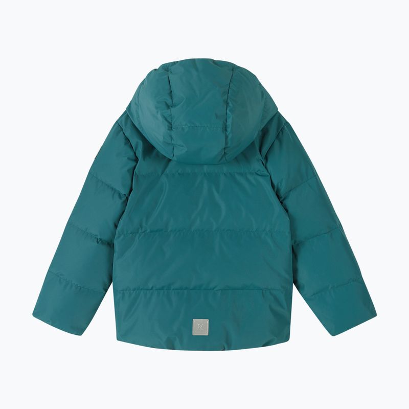 Gyermek pehelykabát Reima Paimio dark teal 2