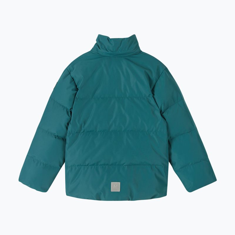 Gyermek pehelykabát Reima Paimio dark teal 3