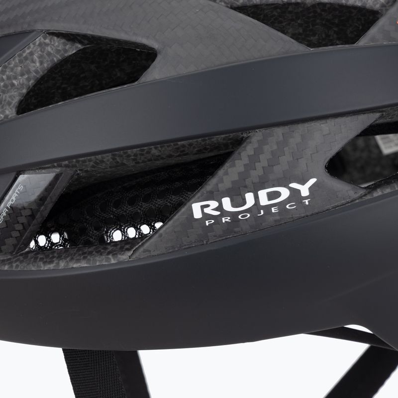 Kerékpáros sisak Rudy Project Rebel carbon black matte 7