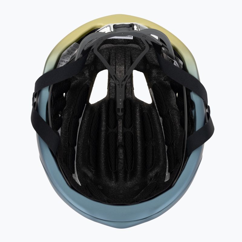 Kerékpáros sisak Rudy Project Nytron blue avio/apple green metal matte 5