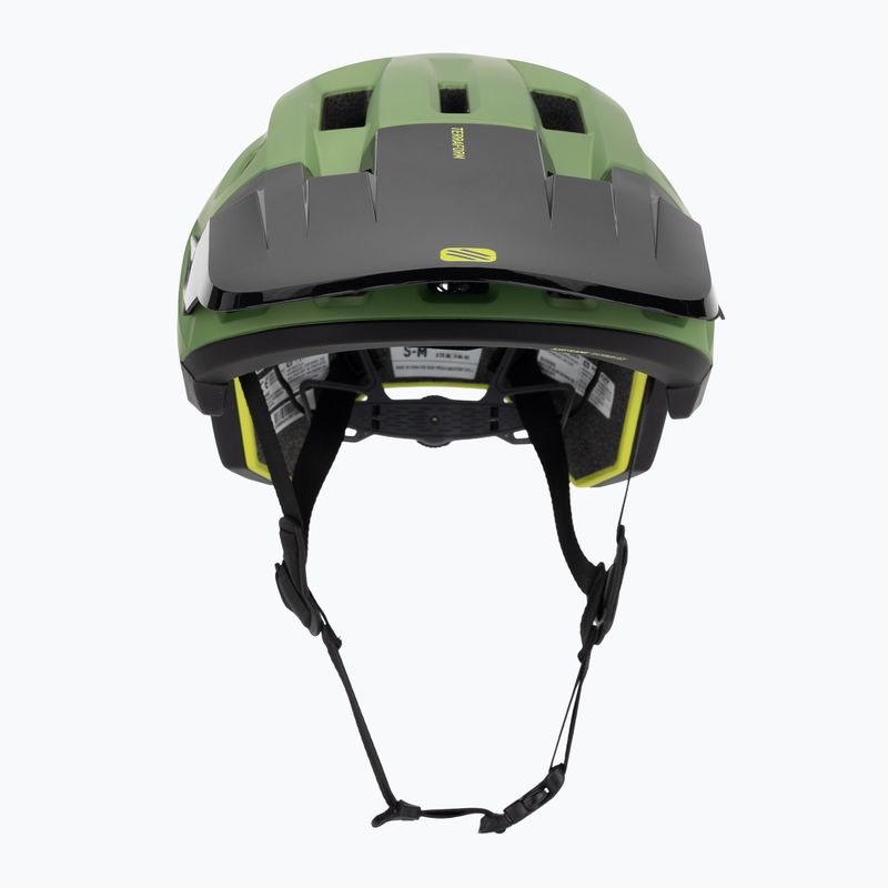 Kerékpáros sisak Rudy Project Terraform met.olive/black/acid green matte 2