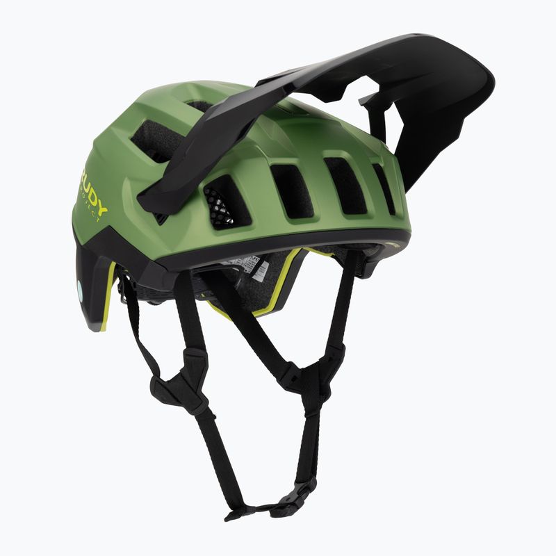 Kerékpáros sisak Rudy Project Terraform met.olive/black/acid green matte 8