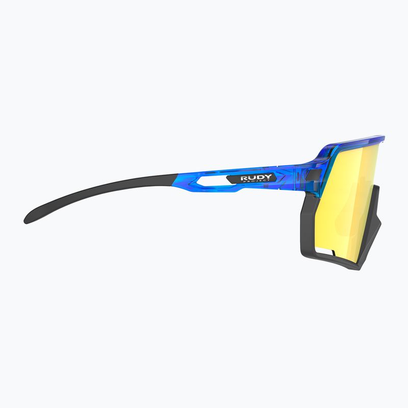 Rudy Project Kelion kristálykék fényes/multilézersárga napszemüveg 4