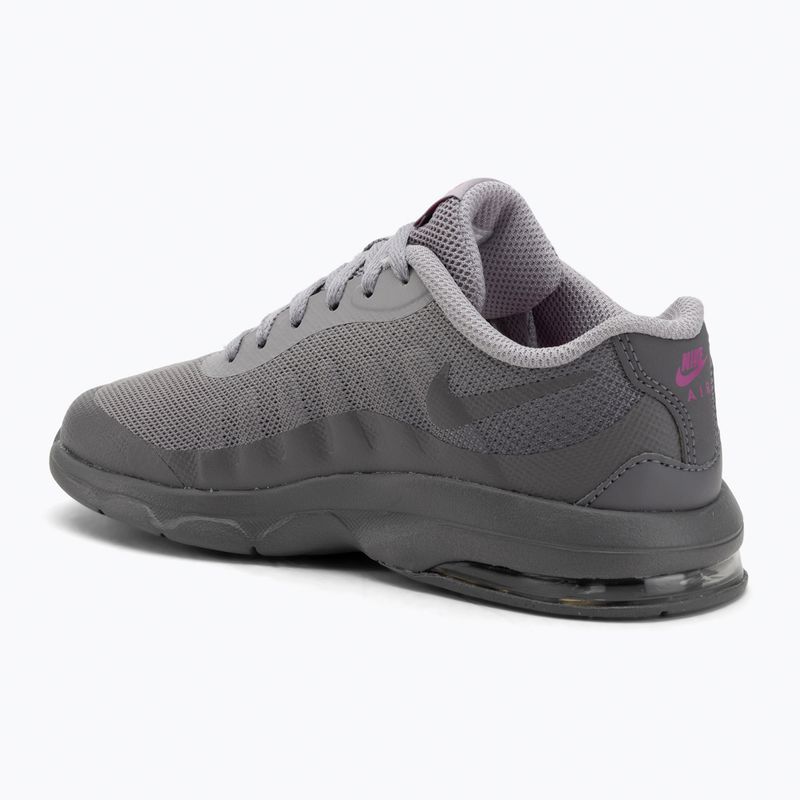 Nike Air Max Invigor Print gyermek cipő atmoszféra szürke/puskaporos/pirítós/piros magenta 3