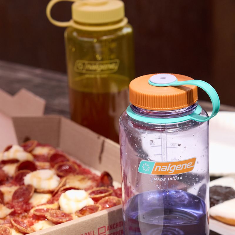 Nalgene széles szájú túrós palack 1000 ml vajszínű 7