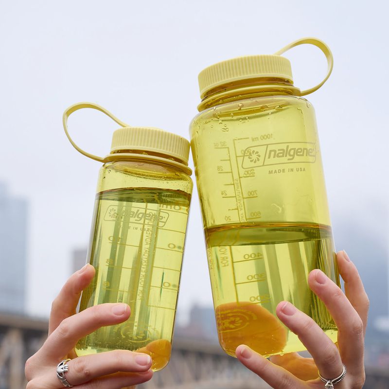 Nalgene széles szájú túrós palack 1000 ml vajszínű 10